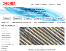 Tablet Screenshot of ohiomet.com